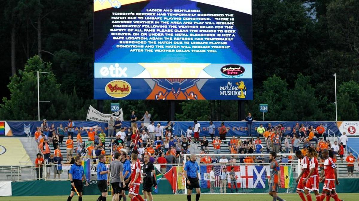 The Town of Cary is seeking funds from Wake County for a project at WakeMed Soccer Park, pictured June 2016. The money would help transition the fields to artificial turf and add public wireless internet.