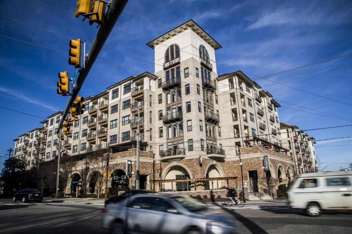 Berkshire Cameron Village sits at the corner of Clark Avenue and Oberlin Road in Raleigh. Under a recommended plan, new buildings in Cameron Village could be no taller than five stories.