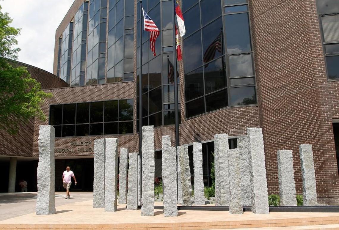 Raleigh’s existing City Hall on West Hargett Street in downtown Raleigh.