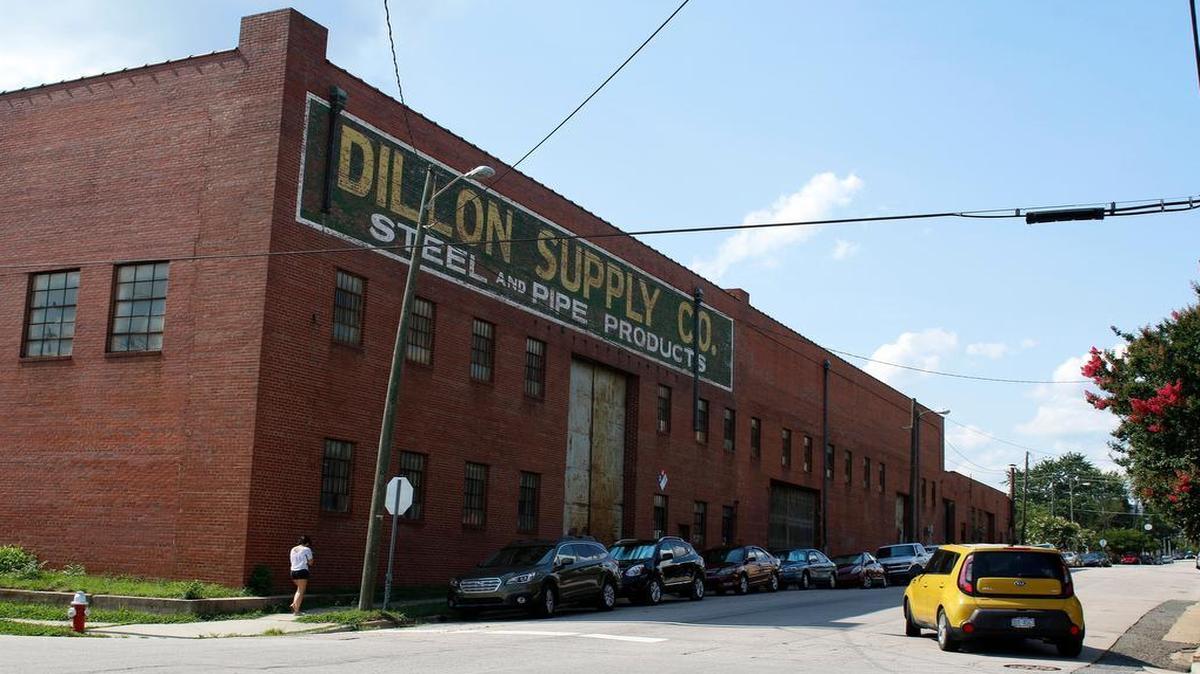 
The new development conditions call for Kane Realty to preserve the old warehouse’s facade facing Martin Street and the side with the “Dillon Supply Co. Steel and Pipe Products” sign.
