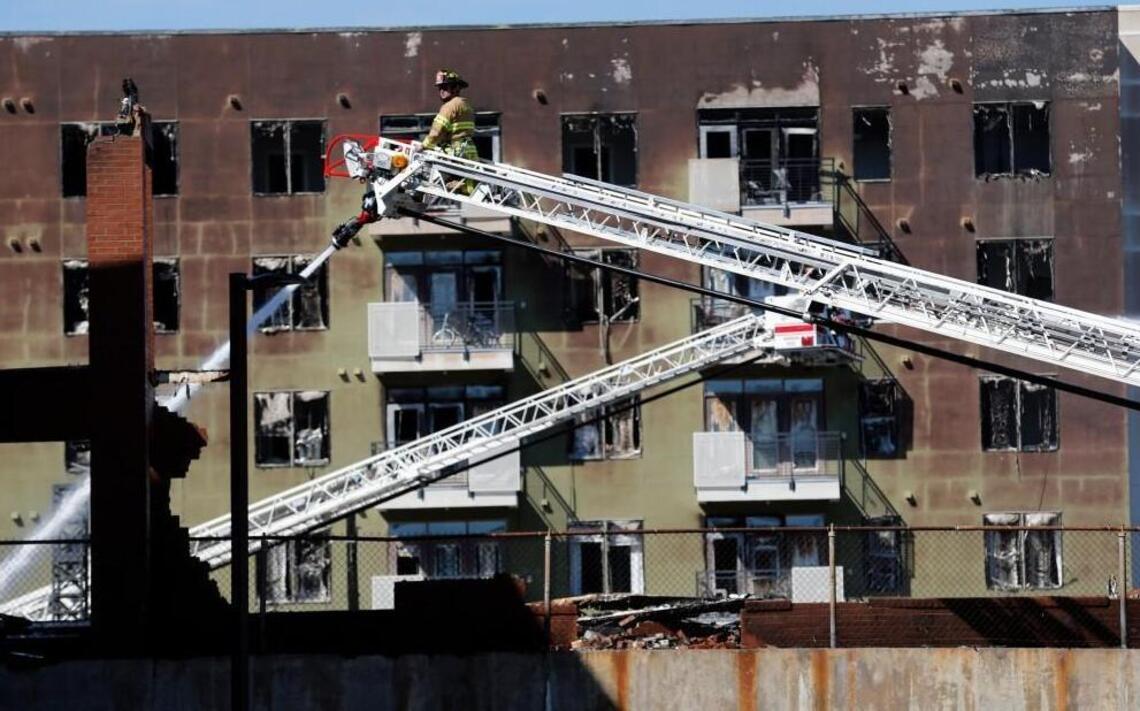 Most tenants of fire-damaged building can return next week