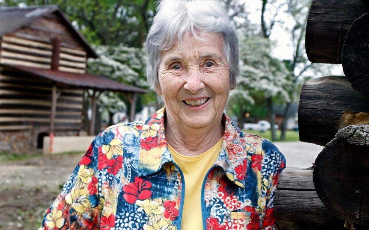 
Portrait of Shirley Simmons, volunteer director of the Museums of Fuquay-Varina. North Carolina native Simmons moved to Fuquay-Varina in 1963 to teach history, civics, government and social studies to local high schoolers, retiring in 1994. Simmons has used her training as a historian to help preserve and assemble Fuquay-Varina's Centennial Museums beginning in 2009 which now has grown from one building to four on the South Fuquay Avenue grounds.
