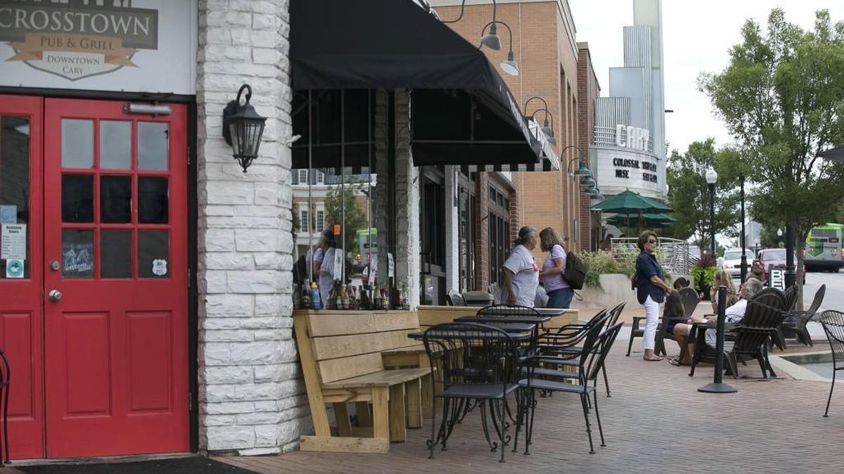 Chatham Street in downtown Cary, seen here on Tuesday, June 20, 2017.
