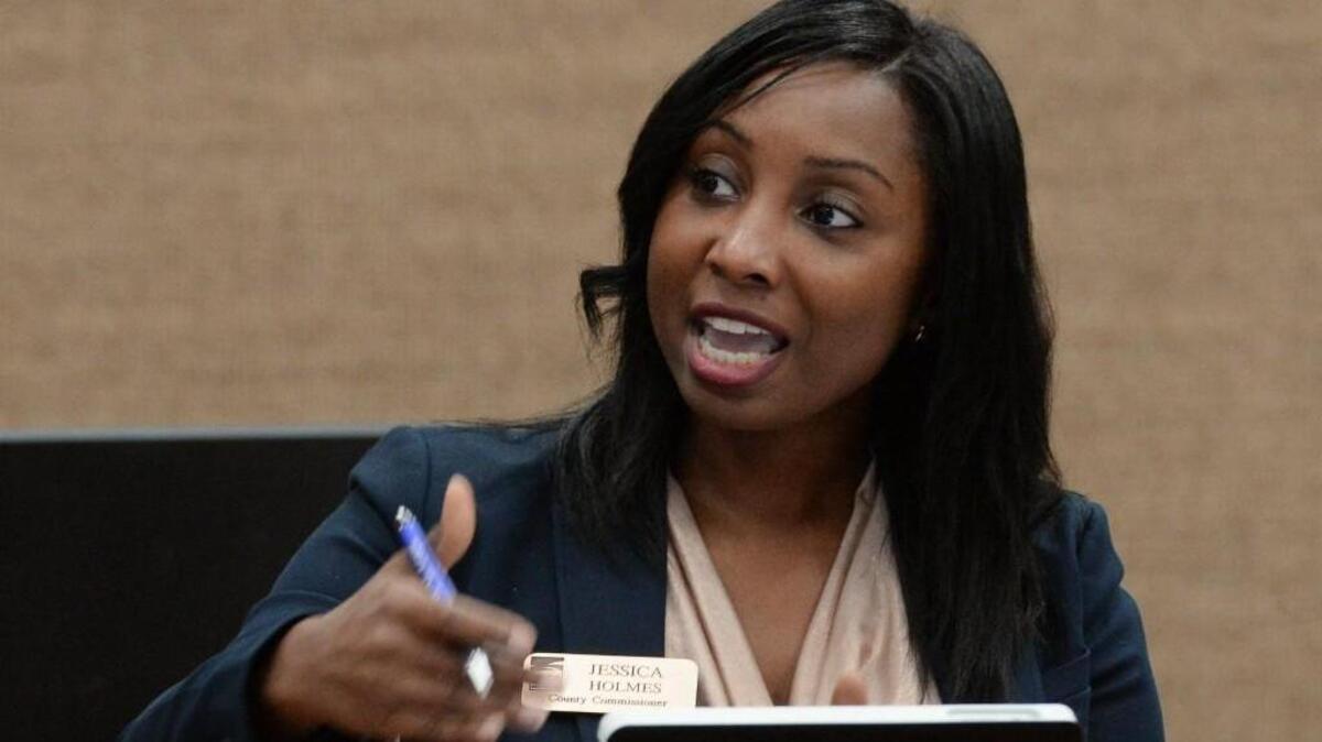 Wake County Commissioner Jessica Holmes on Wednesday, Feb. 3, 2016.