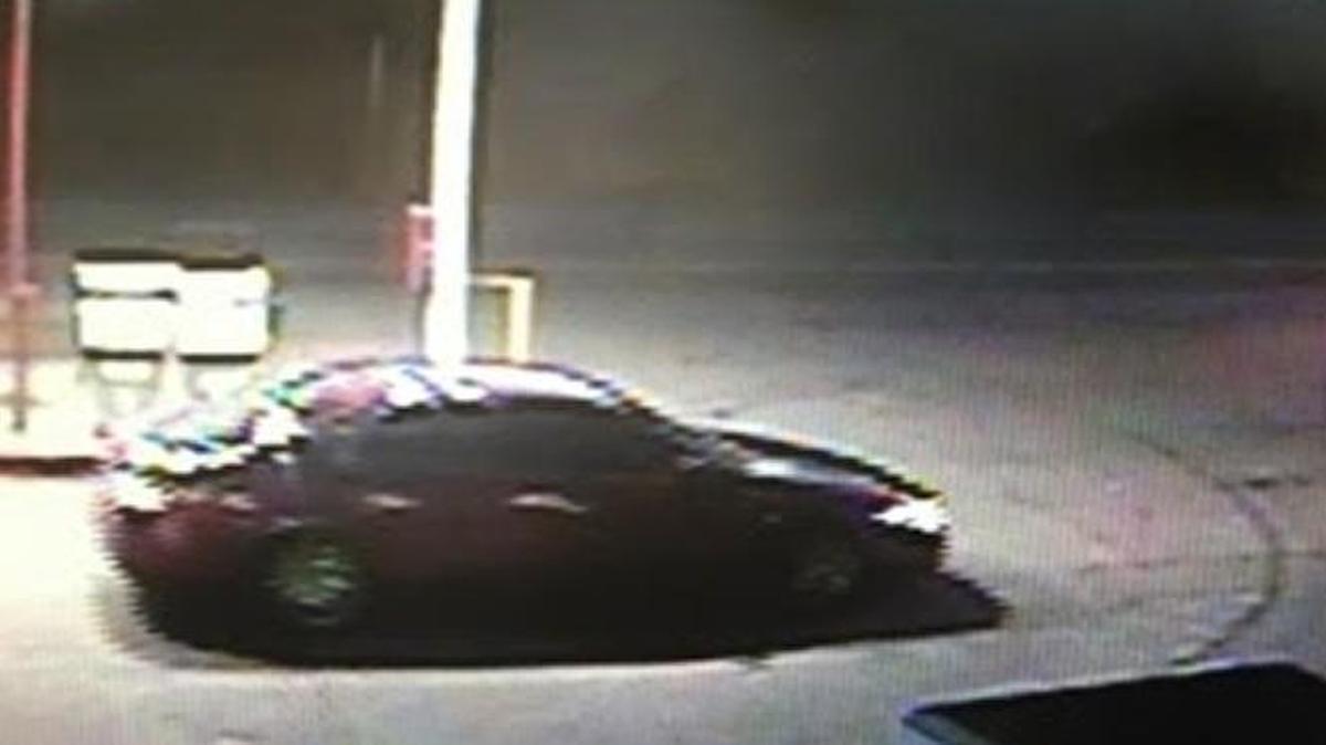 The maroon sedan in this surveillance photo is the target of a Durham County Sheriff’s Office investigation into fatal shooting Thursday evening, Oct. 20, of 33-year-old Eric Ray.