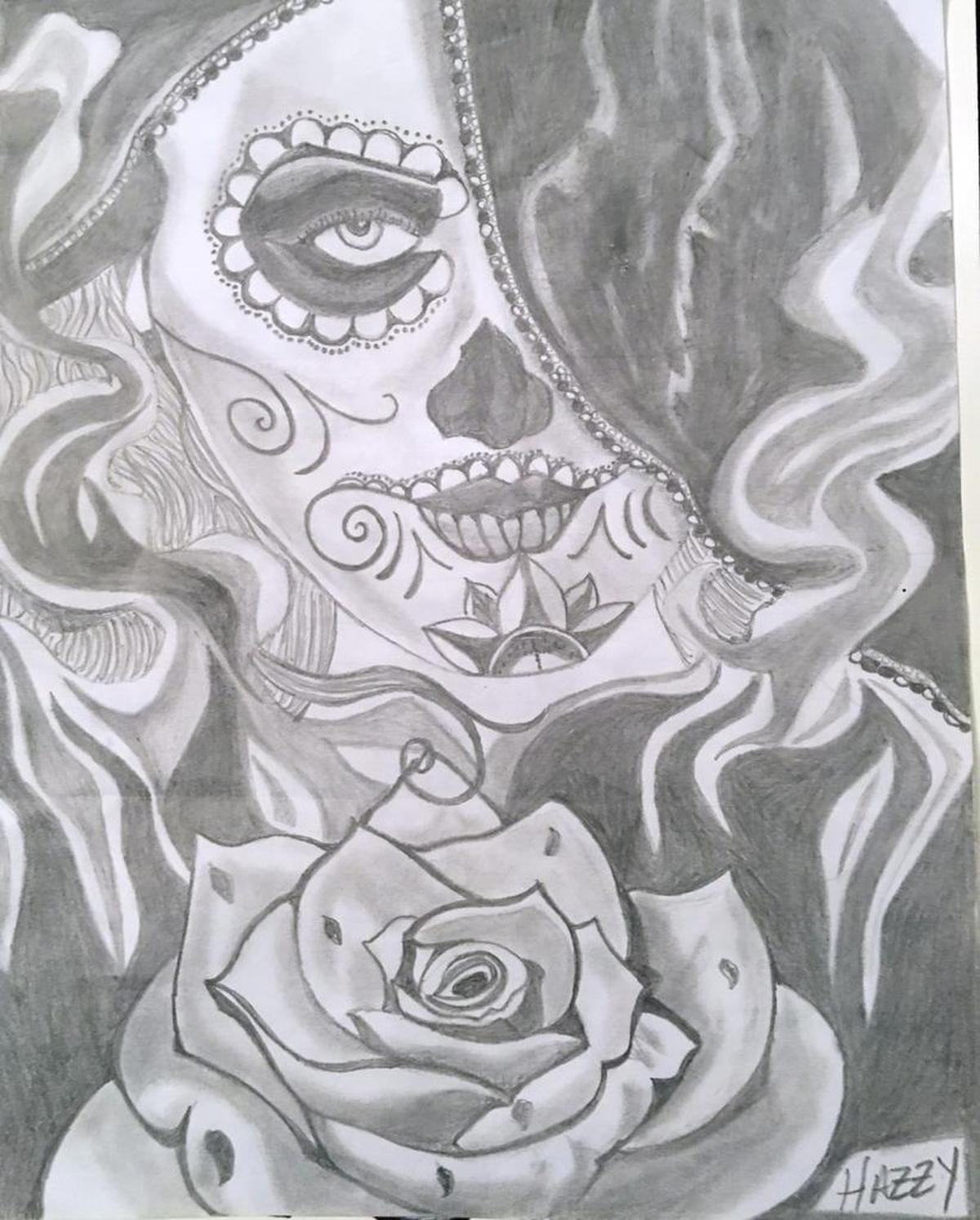 Artwork by Apolinar “Hasen” Perdomo, a Harnett County jail inmate who died after complications from Guillain-Barre Syndrome.