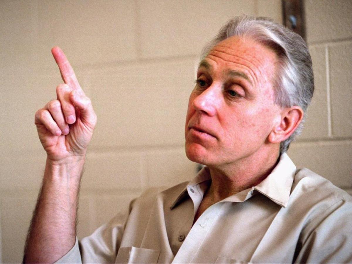 Jeffrey McDonald during an interview at the federal correctional institution in Sheridan, Ore. in 1995. MacDonald is serving three life sentences for killing his pregnant wife, Colette, and daughters Kimberly and Kristen on Feb. 17, 1970.