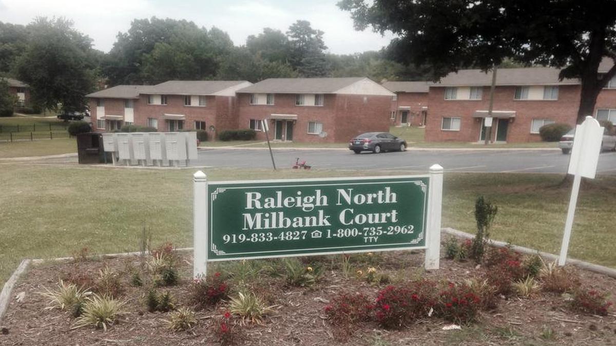 The Milbank Court apartments in Southeast Raleigh.