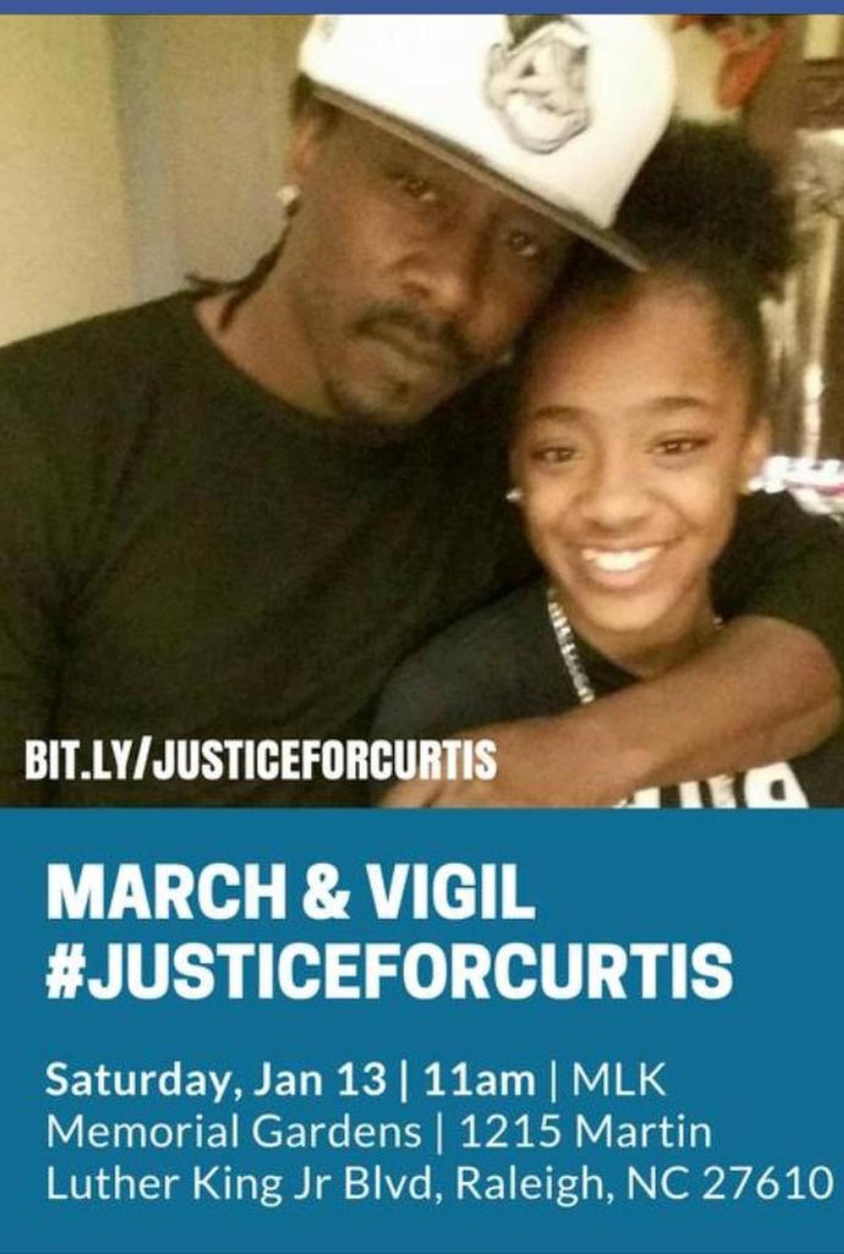 Curtis Mangum with his daughter Zanyah.