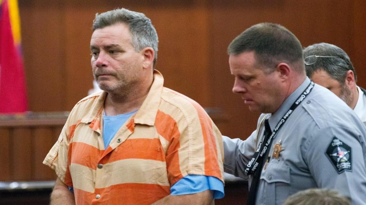 Jonathan Sander makes his first appearance in Wake County court Monday, March 28, 2016. He is charged with three counts of first-degree murder in the deaths of his neighbors in Wake Forest.