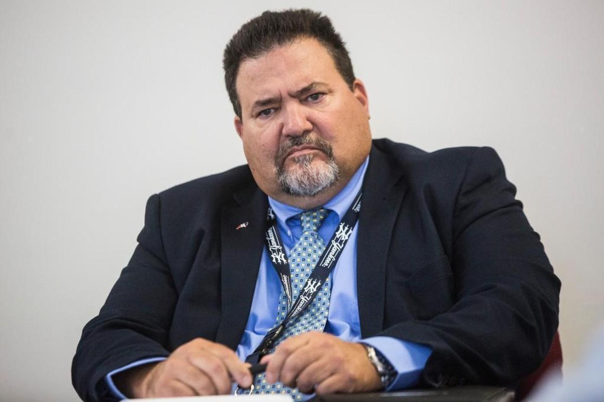 Chris Wood, leader of the state's jail inspection team, answers questions during a recent interview.