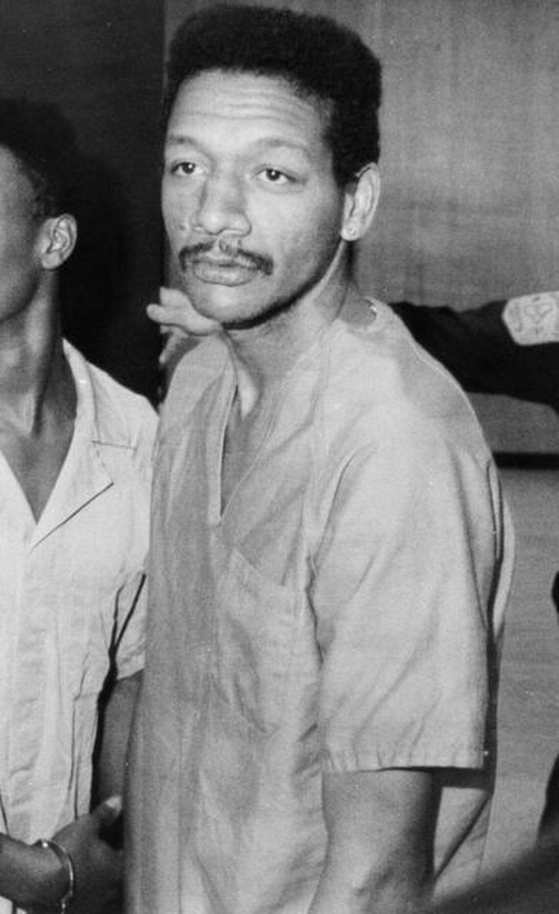 Darryl Anthony Howard leaves a Durham County courthouse on Nov. 13, 1992, after pleading not guilty.