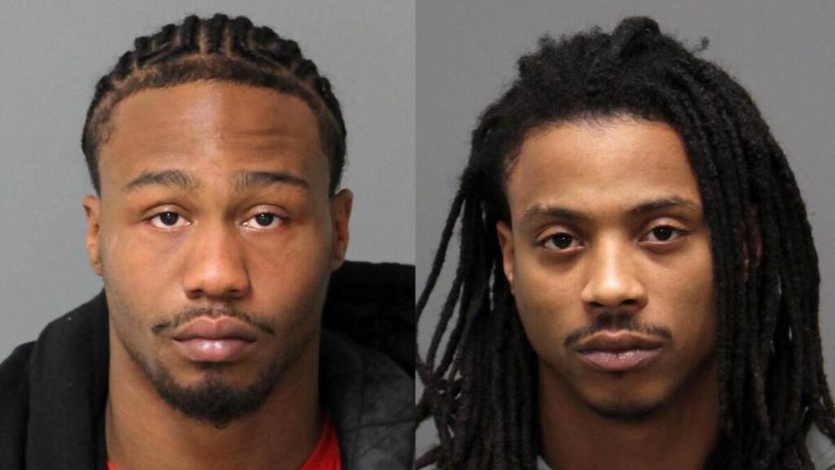 Christopher Terrel Purnell, left, and Anthony Denzell Burton