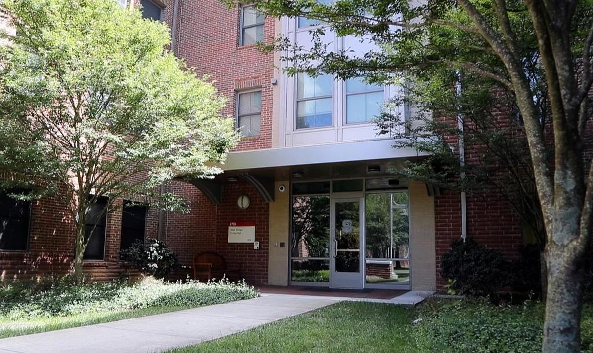 N.C. State Chief of Police Jack Moorman spoke to the media on July 24, 2017 at campus police headquarters about alleged sexual assaults that took place at Wolf Village Timber Hall, seen here, on the school's campus over the weekend. He said they were still investigating and no arrests have been made.