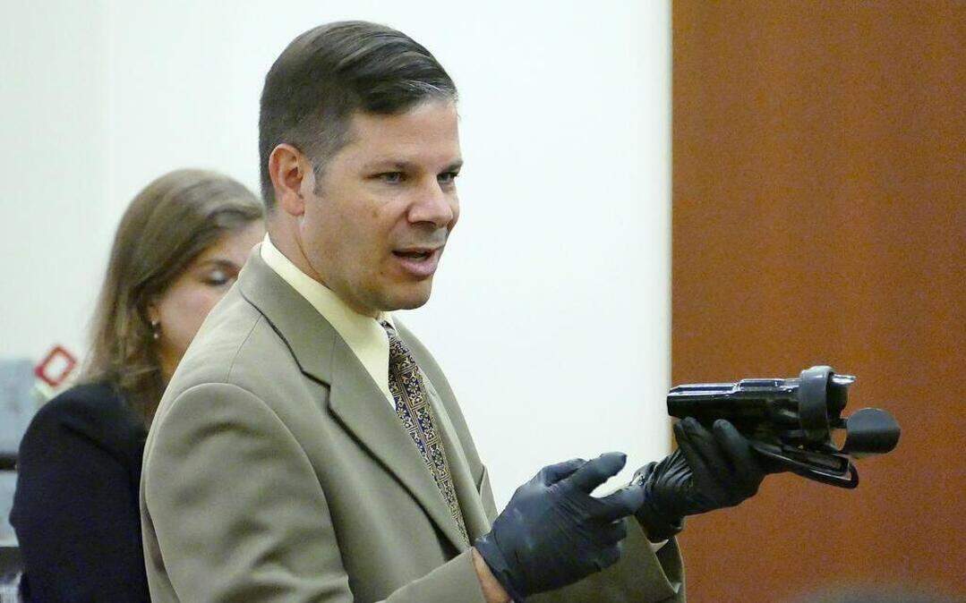 
CMPD Capt. Mike Campagna  described training procedures in the trial of Randall Kerrick on Tuesday.
