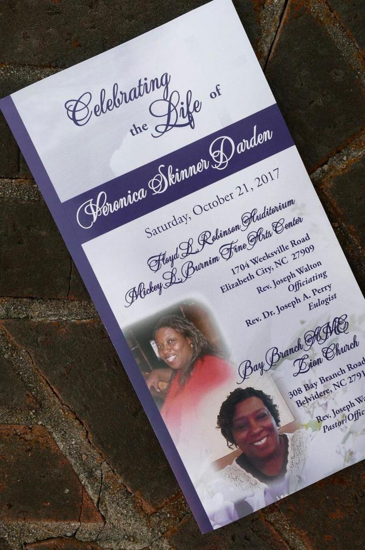 Funeral services for Veronica Darden, one of four corrections employees killed in a failed prison escape, were Oct. 21, 2017. Hundreds of law enforcement officials from across North Carolina and the region attended.