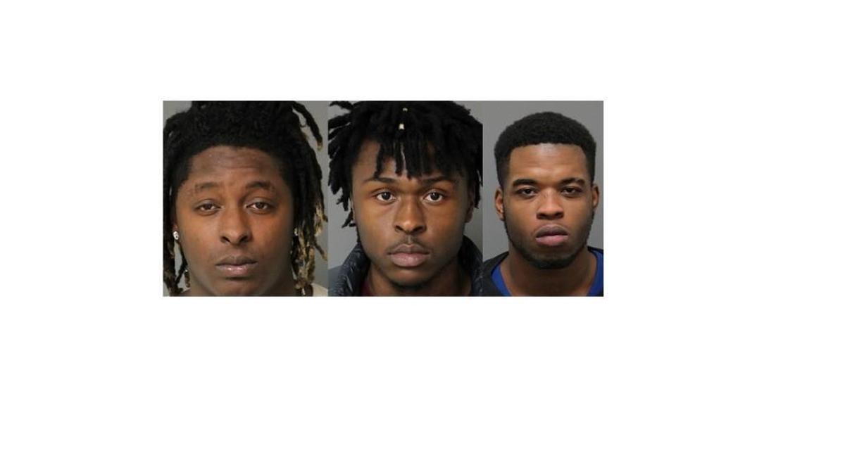 L to R: Keenan Joshua Byrd, Keontae Charles Green, Malik Keivon Brown