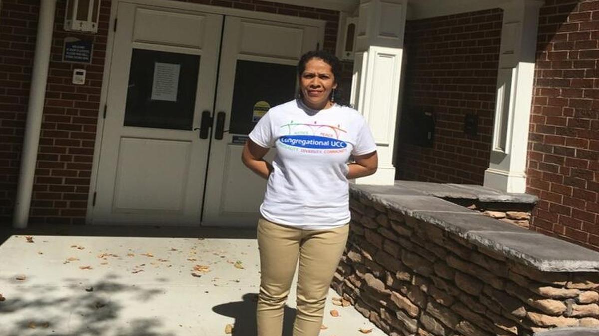 Minvera Garcia lived in sanctuary at United Congregational Church of Christ in Greensboro for three months avoiding deportation, but her deportation order was canceled and she is slated to return to her Winston-Salem home on Monday, Oct. 2, 2017.