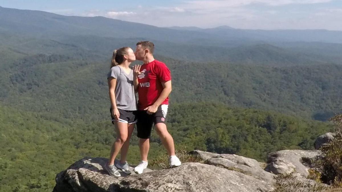 Garner native Scotty McCreery proposed to his longtime girlfriend, Gabi Dugal, on Sept. 26, 2017, at one of their favorite places: the mountains of North Carolina near Grandfather Mountain.