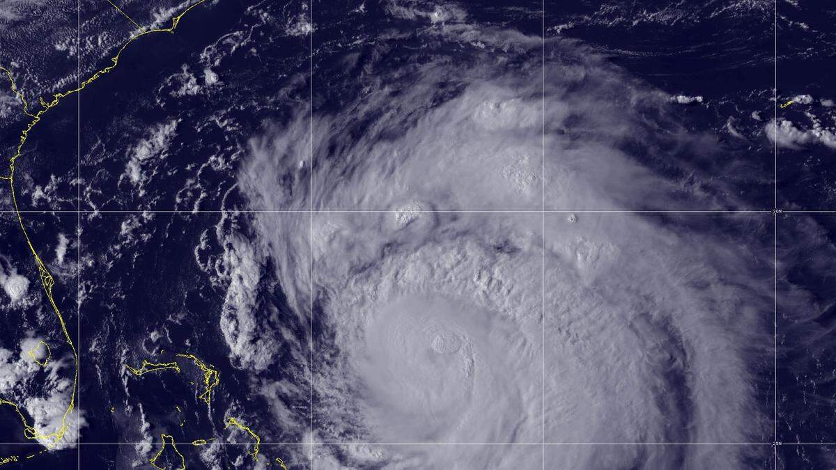 Hurricane Erin is expected to pass between the East Coast and Bermuda on Wednesday, Aug. 20 and Thursday, Aug. 21.