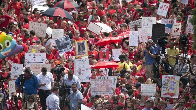 NCAE calls school closures for protest a ‘powerful choice’ drawing online backlash