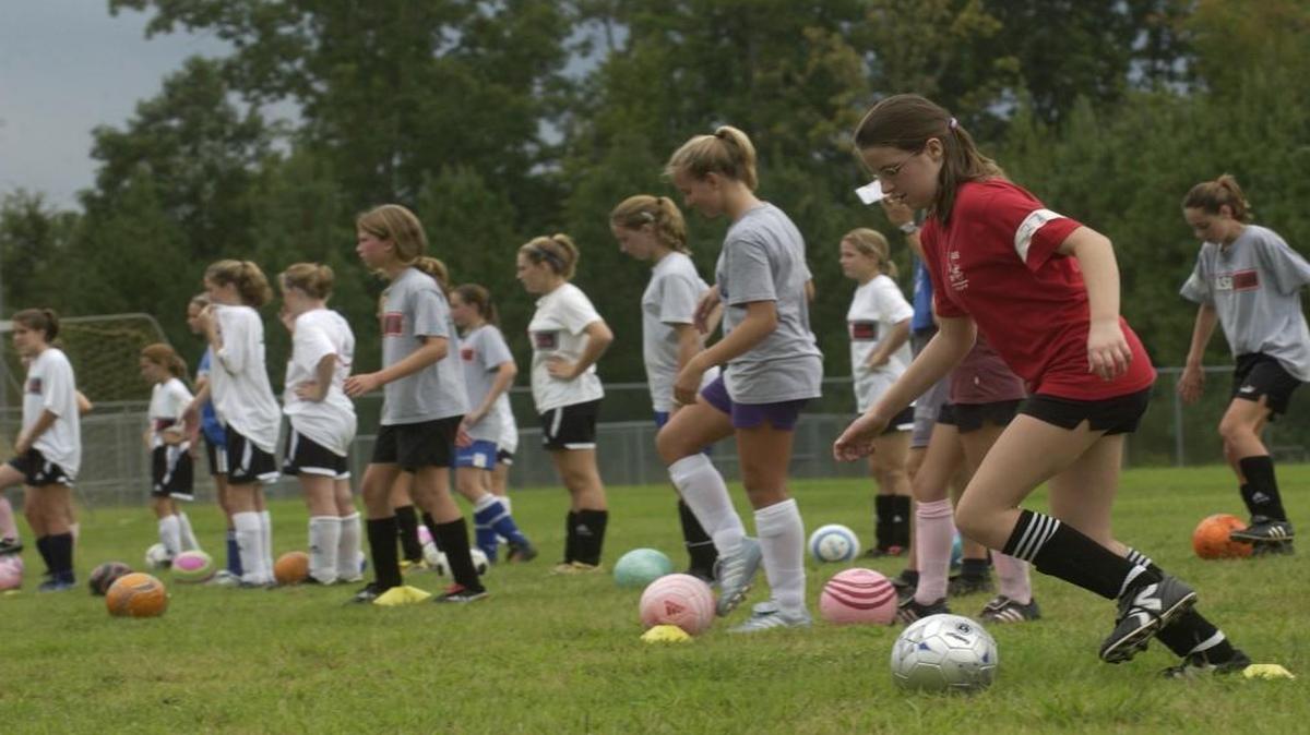 Students at Wakefield Middle School in Raleigh try out for the soccer team in this 2006 file photo.