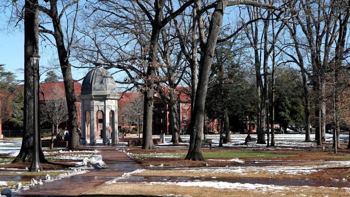 East Carolina University in Greenville.