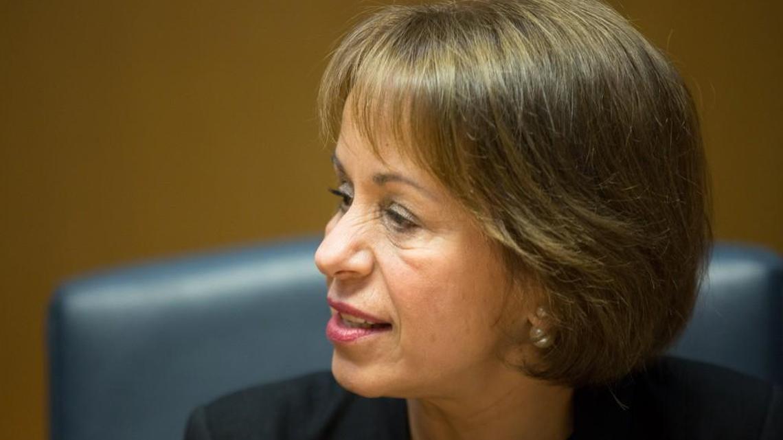 UNC-Chapel Hill Chancellor Carol Folt, seen here Feb. 29, 2016, in Raleigh.