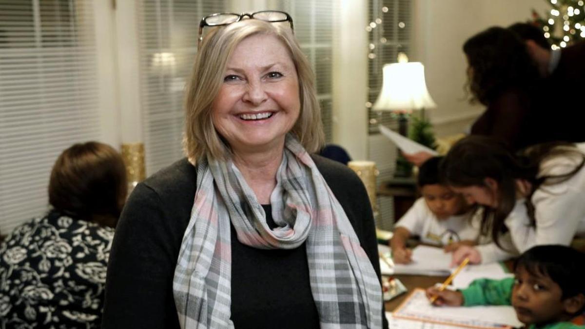 Debbie Derbyshire, a retired teacher’s assistant, now volunteers as a tutor for children and families in her apartment complex.
