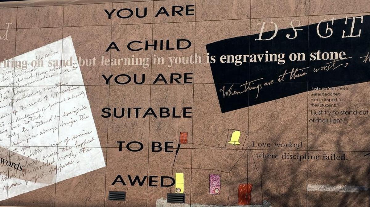 Parenting expert John Rosemond discovers there is art on the side of the N.C DPI building and finds it symbolizes everything that is wrong with modern child-rearing.