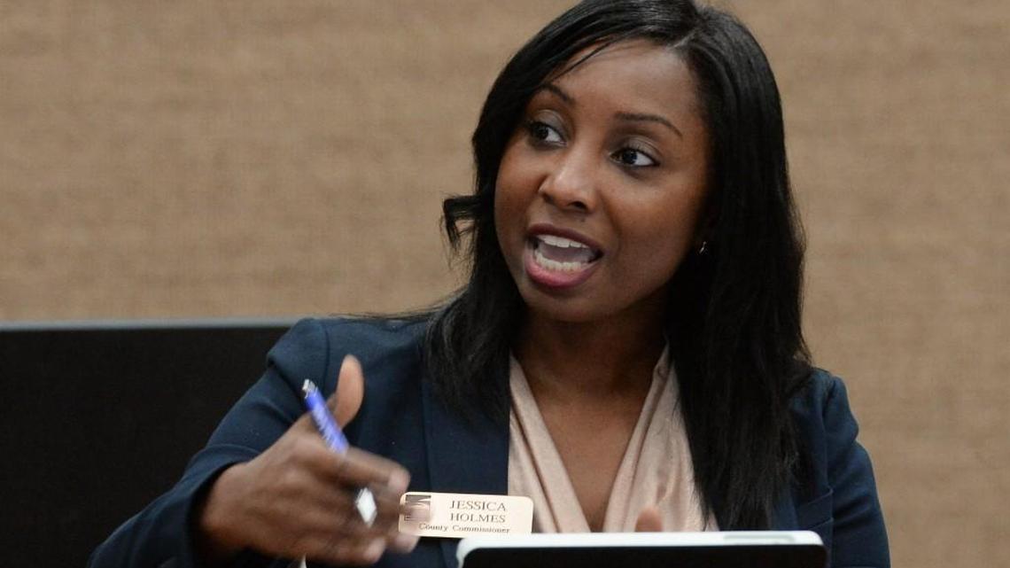 Wake County Commissioner Jessica Holmes, chairwoman of the board.