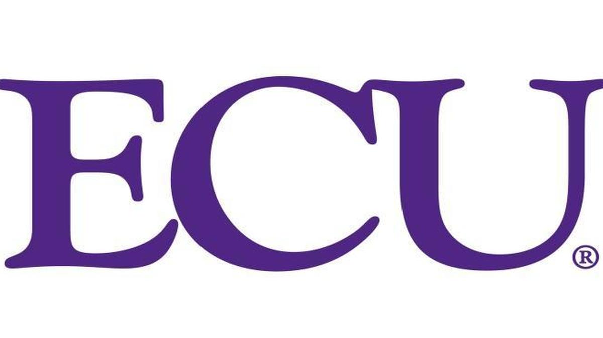 One of the new East Carolina University logos in a rebranding to ECU in August, 2017.