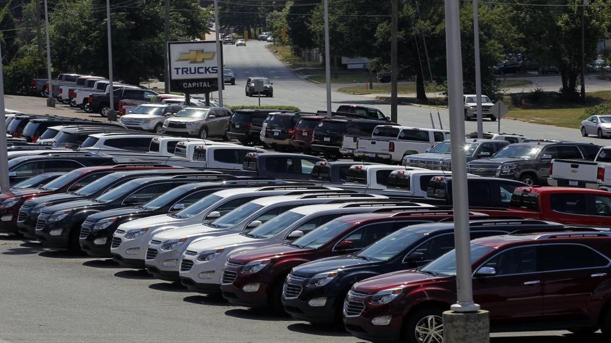 New cars on the lot wait for buyers at the Capital Chevrolet car dealership, formerly Bobby Murray Chevrolet, on August 17, 2016. The Wake County Public School System recently purchased the property on Capital Blvd inside the 440 Beltline to build a new high school.