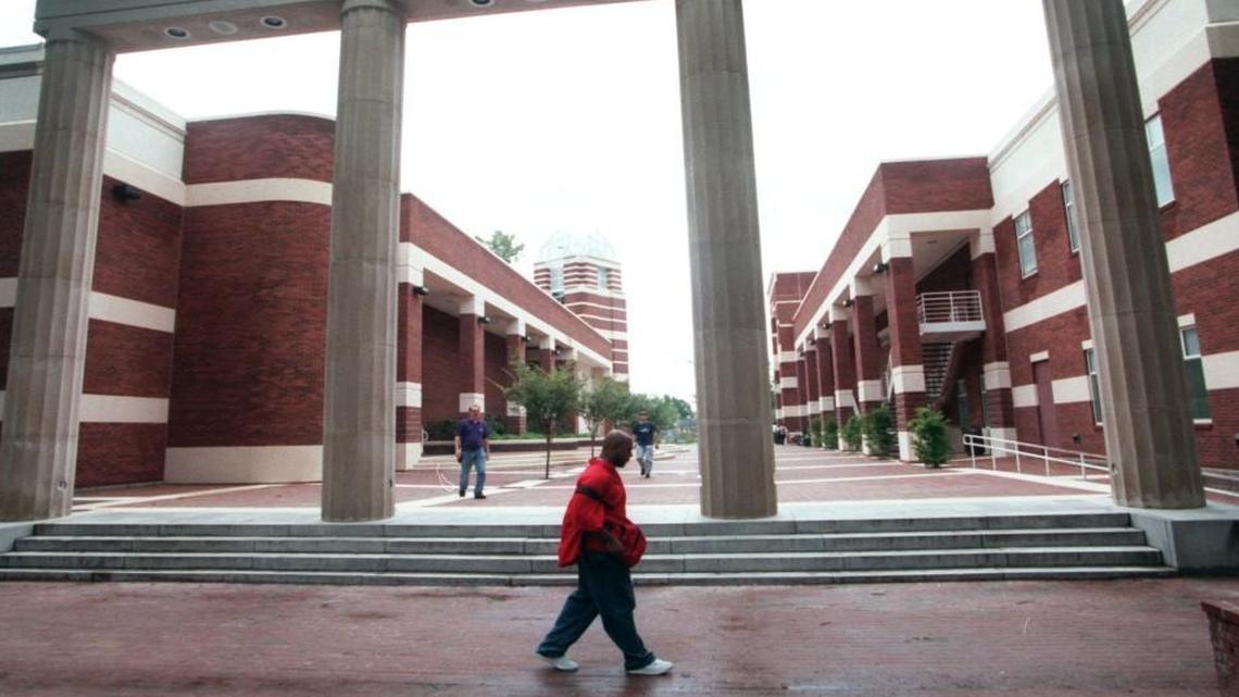 East Carolina University in Greenville.