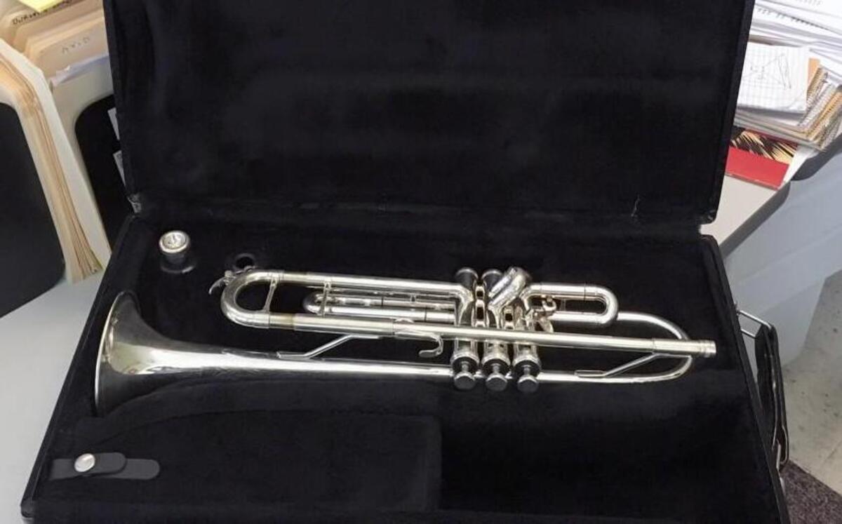 A trumpet that was dropped off at The News & Observer for Christian Bell, the subject of one of the stories in the "Counted Out" series about low-income children who are often left out of gifted classes in North Carolina.