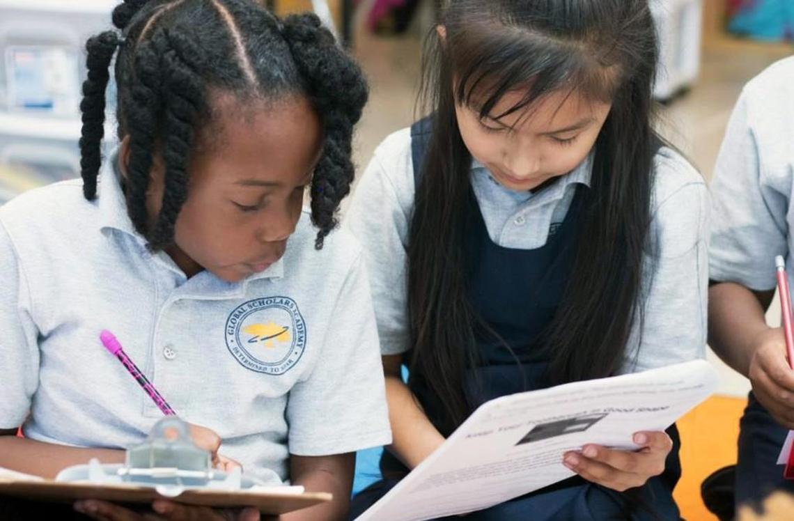 Global Scholars Academy in Durham is seeing results. Two years after it was graded an F on the state report card, it climbed to a C in 2016-17, rising 16 percentage points in one year to a 52.8 percent proficiency rate on state tests.