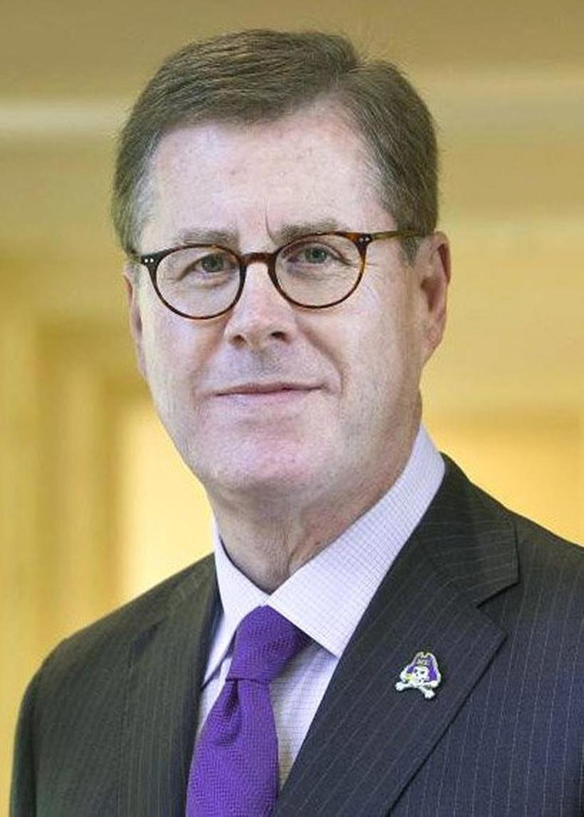 Cecil Staton is the chancellor of East Carolina University in Greenville