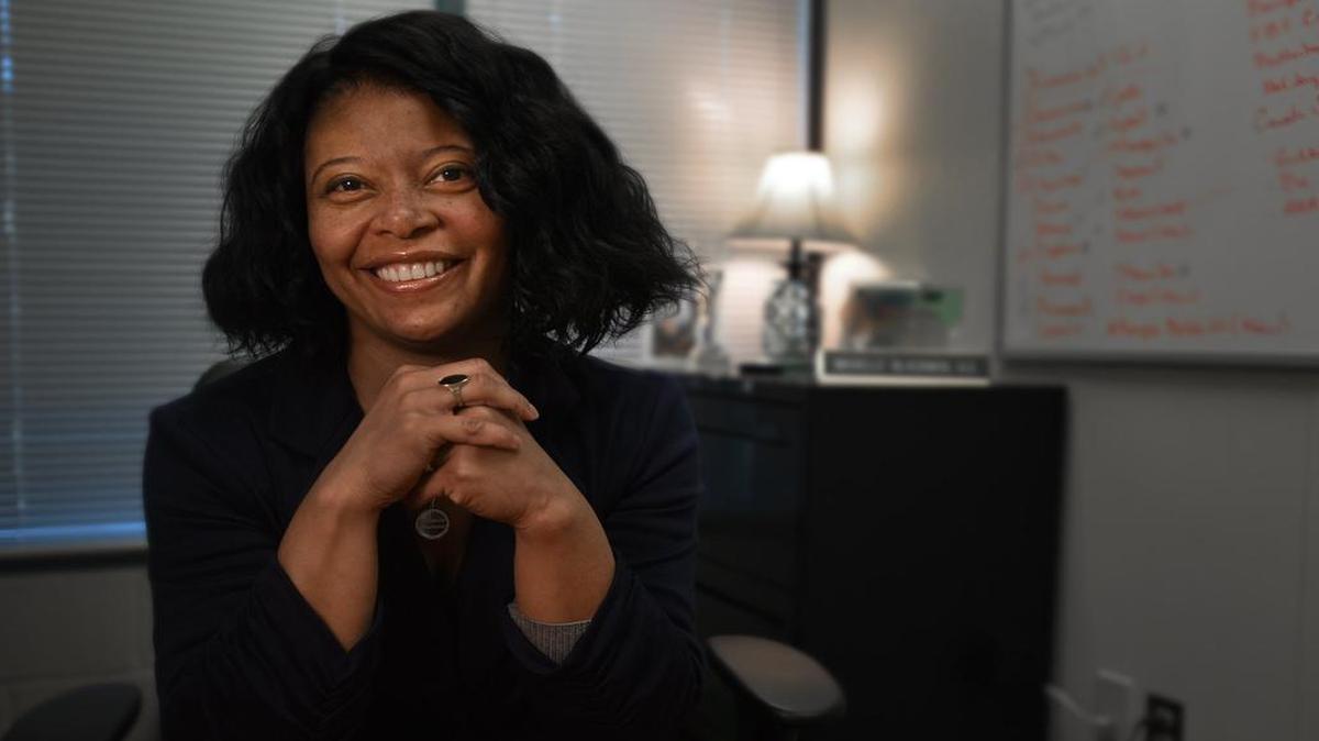 Michelle Blackmon’s job is to help children who have aged out of foster care succeed in college and beyond. She helped develop and coordinates the Foster Bright Futures program at Wake Tech, which has earned accolades for its unique approach to helping these vulnerable young adults.