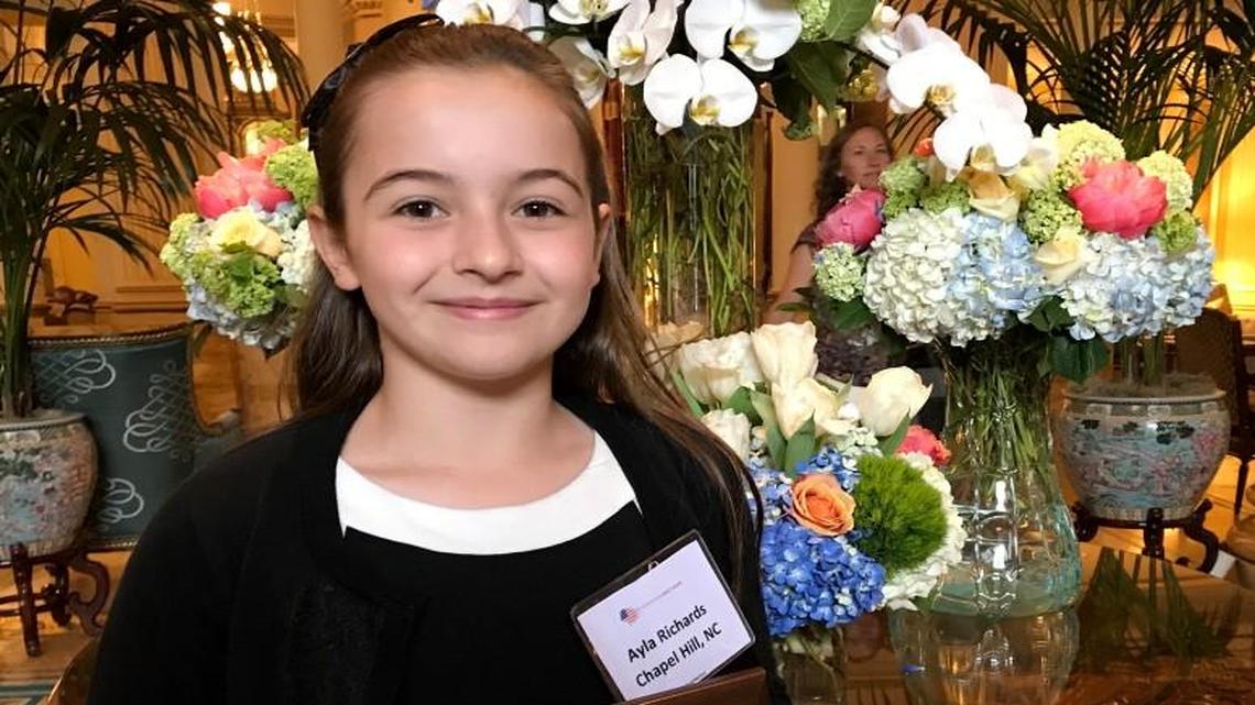 Chapel Hill fifth-grader wins essay contest