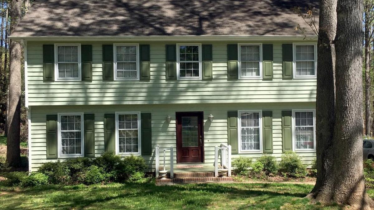 North Raleigh home of William and Frances Brodie, who are in danger of losing their home after they put it up as collateral to bail their son Mark out of jail in 2008.