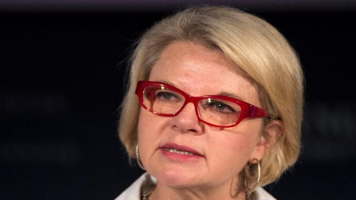 Margaret Spellings, President of the George W. Bush Presidential Center, speaks at the U.S. Chamber of Commerce in Washington on June 24, 2015. Spellings is expected to be named president of the UNC system.