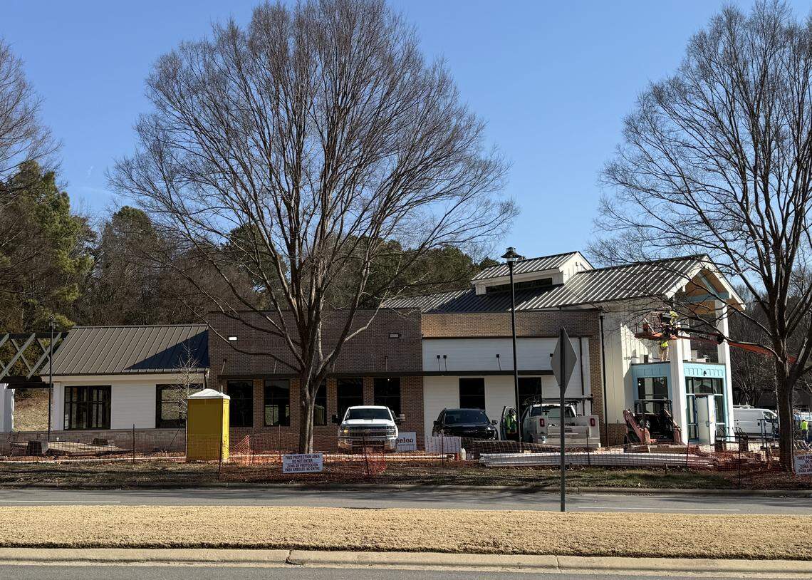 Crooked Hammock Brewery is under construction near Crabtree mall.