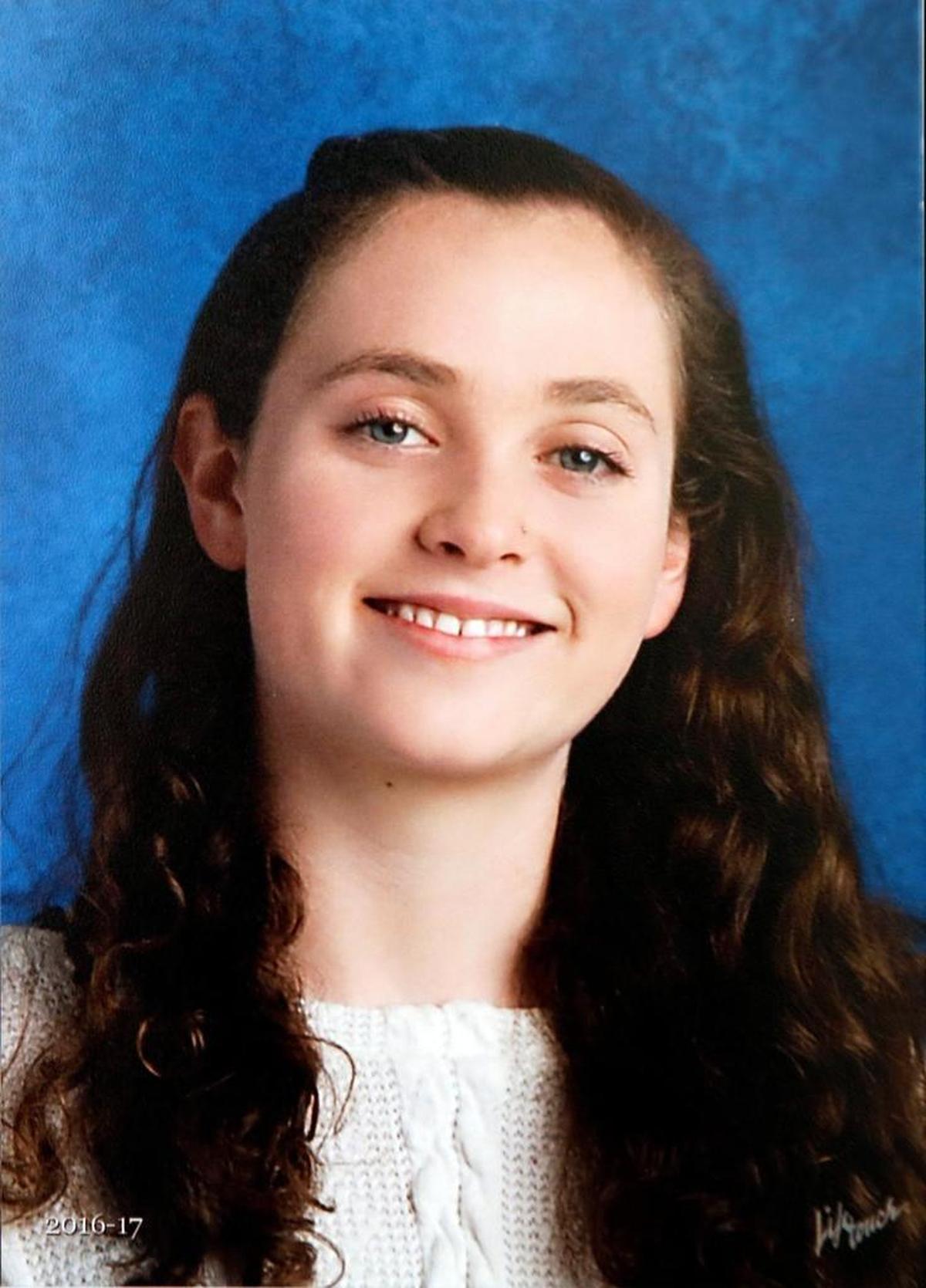 A school portrait of Rachel Rosoff, who was electrocuted and drowned in a swimming pool in September 2016.