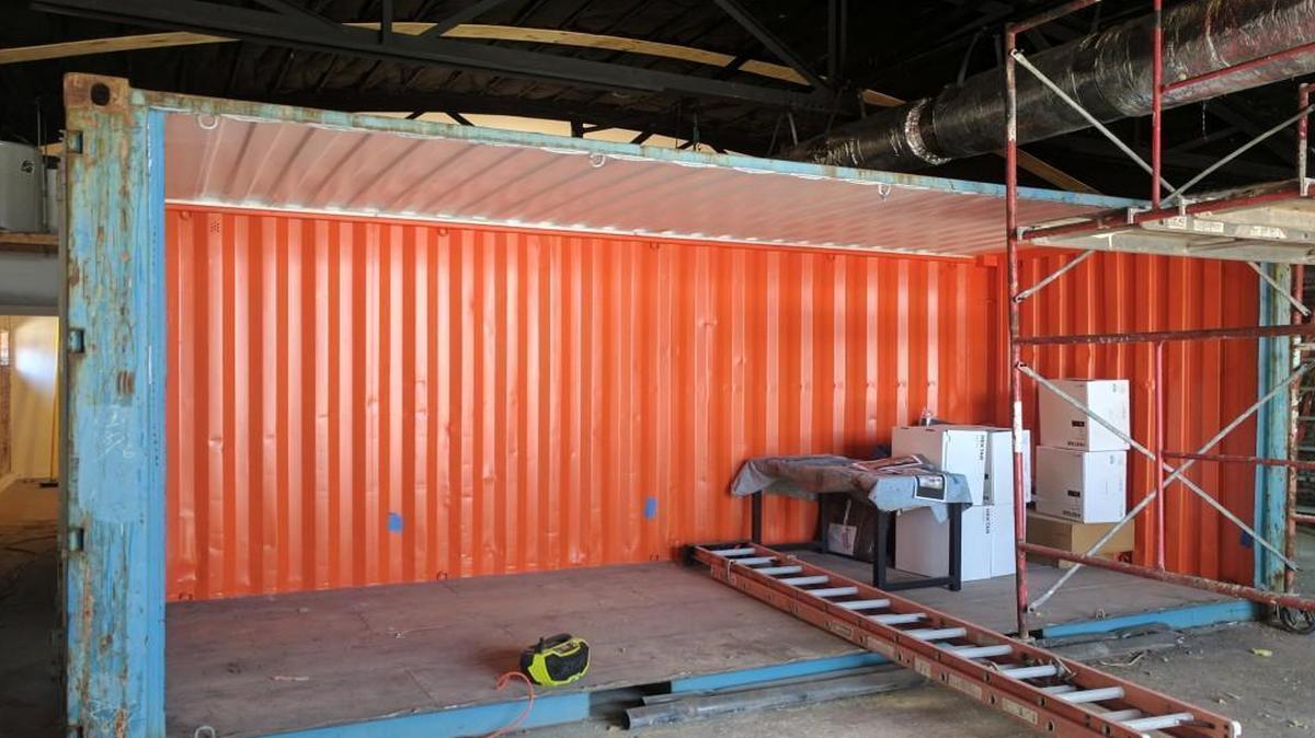 Repurposed shipping containers are the focal point of a new development in the works in downtown Wilmington.