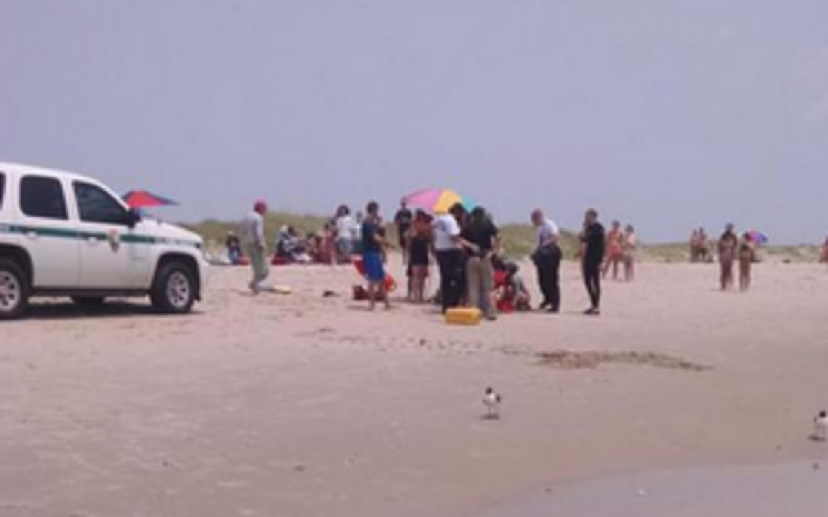 Witnesses say a shark attacked a beachgoer Wednesday, July 1, 2015, near Ocracoke, NC. If confirmed, it would be the seventh shark bite in the state this summer.