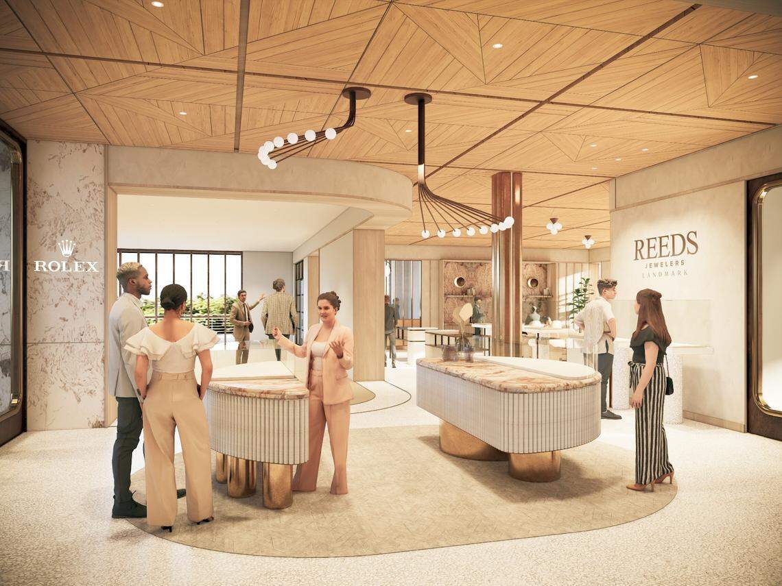 The new “landmark” Reeds Jewelers location in Cary, North Carolina, will span 7,800 square feet.