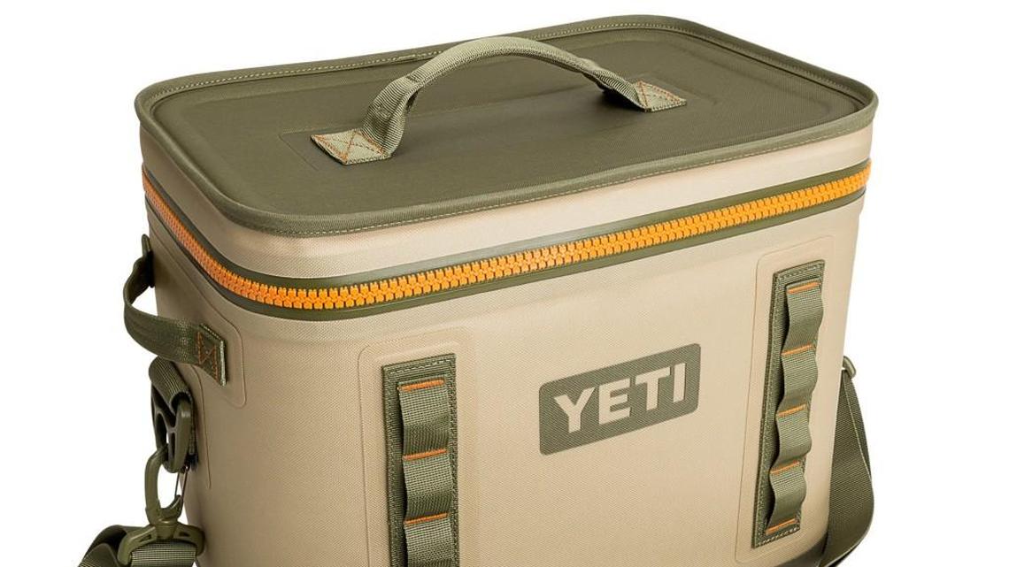 A YETI cooler