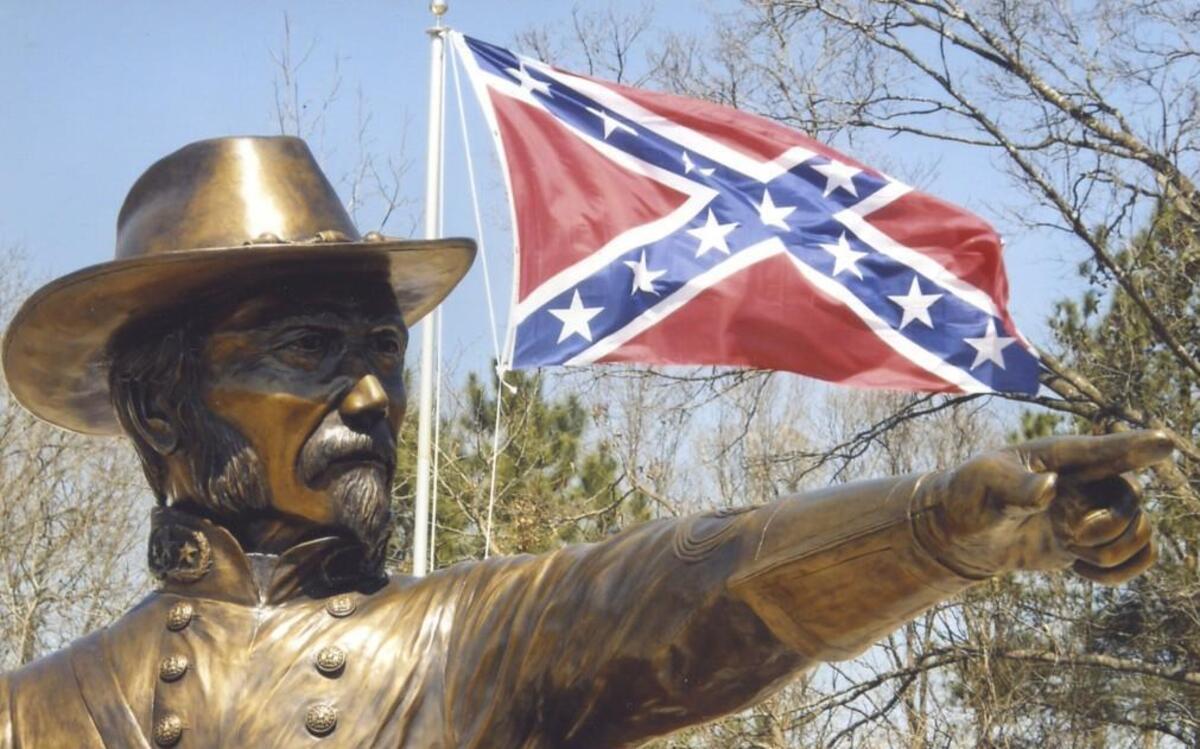 A life-size bronze statue of Gen. Joseph E. Johnston, who commanded Confederate forces at Bentonville, is at the battlefield site.