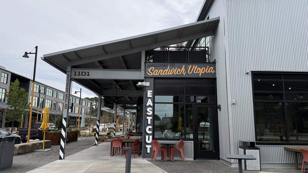 The sandwich shop Eastcut Sandwich Bar at Raleigh Iron Works in Raleigh, North Carolina, is photographed on Monday, March 16, 2026.