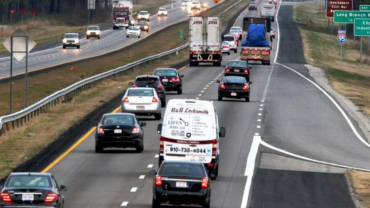 The state of North Carolina has awarded $1.7 billion in construction contracts to widen about 54 miles of Interstate 95, shown here in a file photo.